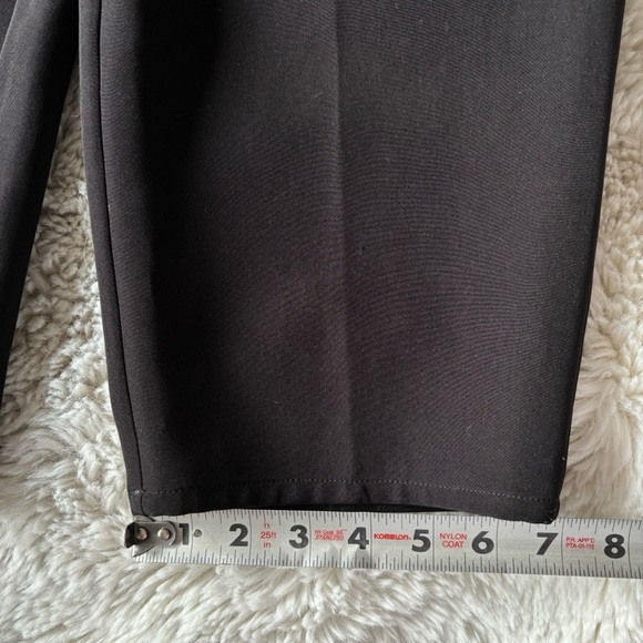 NWOT Express Super High Waisted Belted Pleated Ankle Pant Black - Medium NO Belt - Picture 7 of 13